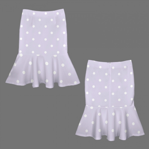 Women's High Waist Mermaid Hem Skirt