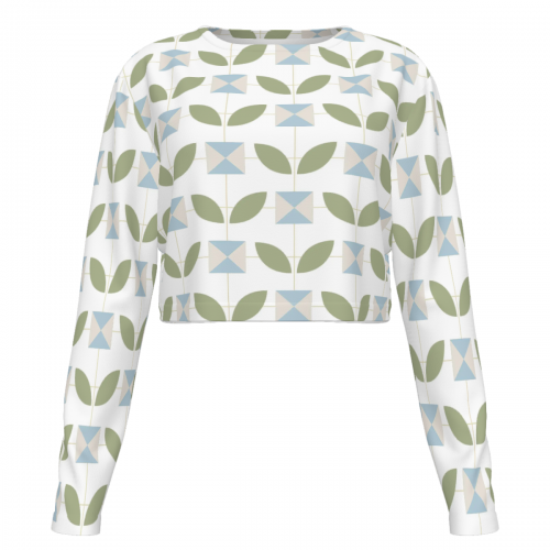 Women's Cropped Crew Neck Sun Protection Shirt