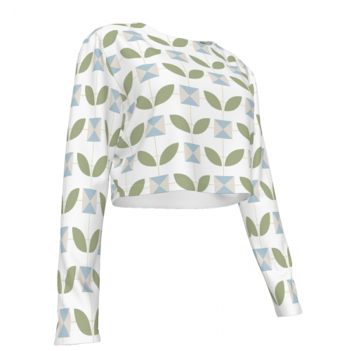 Women's Cropped Crew Neck Sun Protection Shirt