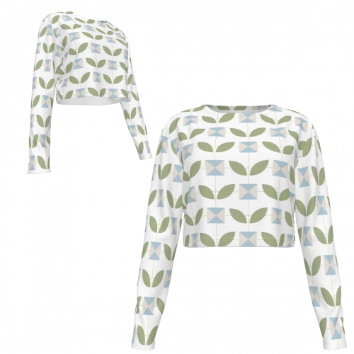Women's Cropped Crew Neck Sun Protection Shirt
