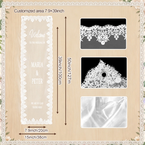 Lace Hanging Tapestry 15" x 50"