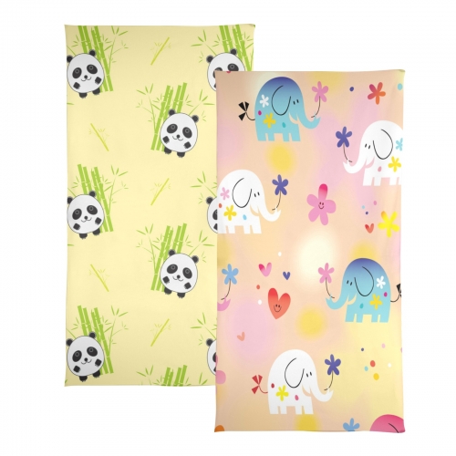 Beach Towel 29" x 58" (2-Pack, Customized Separately) | Ships from USA