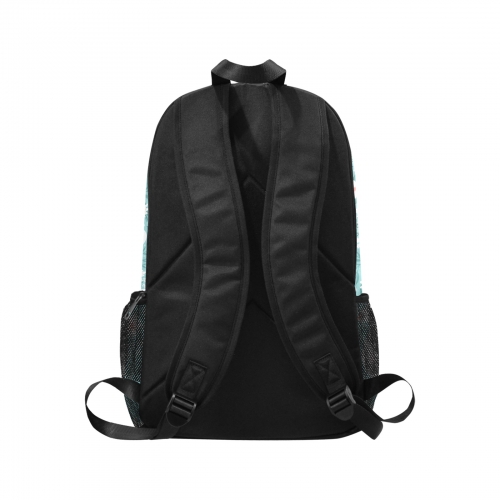 Casual Adult Backpack with Side Mesh Pockets  (Model 1659)