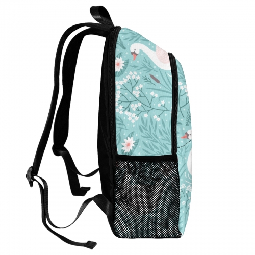 Casual Adult Backpack with Side Mesh Pockets  (Model 1659)