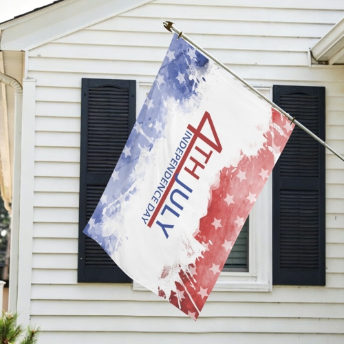 Peach Skin House Flag 28" x 40" (One Side) | Ships from USA