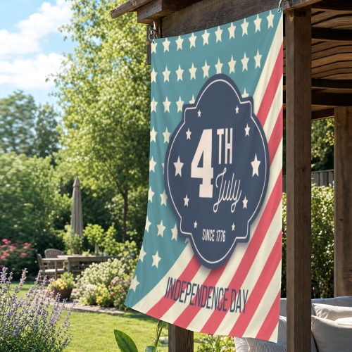 Peach Skin House Flag 36" x 60" (One Side) | Ships from USA