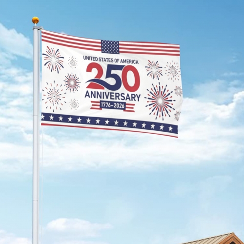 Peach Skin House Flag 60" x 96" (One Side) | Ships from USA