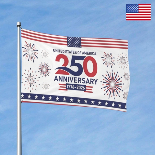 Peach Skin House Flag 60" x 96" (One Side) | Ships from USA