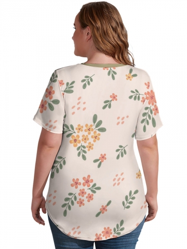 All Over Print V-Neck Women's T-Shirt | Ships from USA