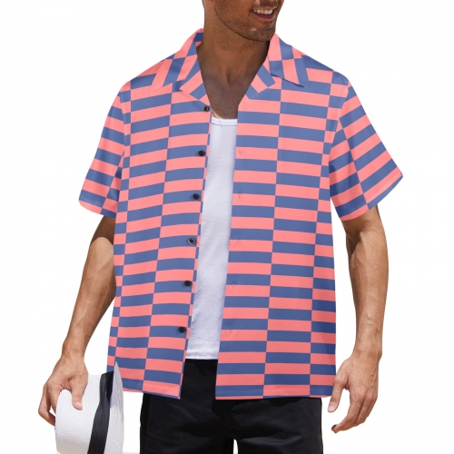 Men's Hawaiian Short Sleeve Shirt (Model T58-2) | Ships from USA