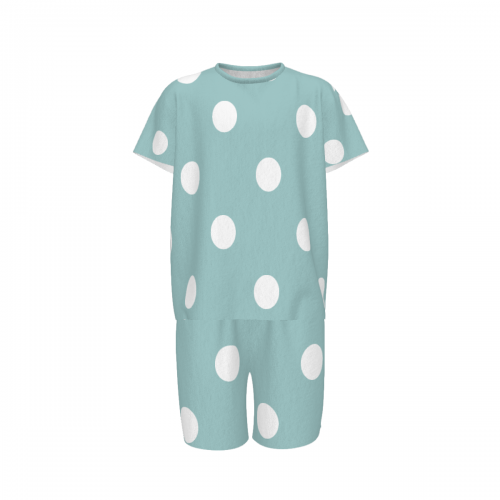 Men's Short Sleeve Crew Neck Pajama Set