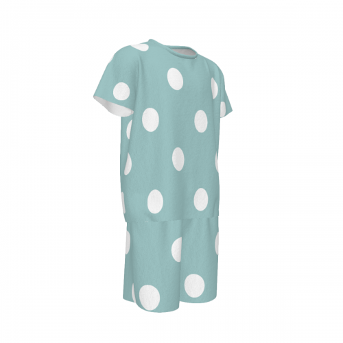 Men's Short Sleeve Crew Neck Pajama Set