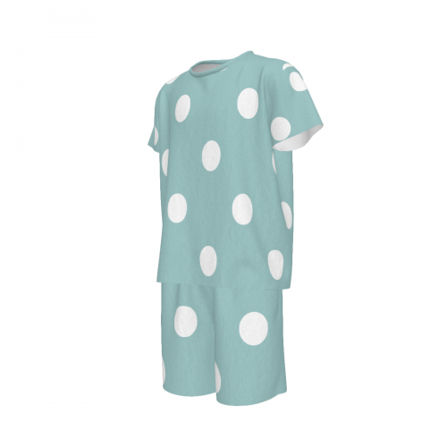 Men's Short Sleeve Crew Neck Pajama Set