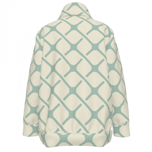 Children’s Stand Collar Long-Sleeve Half-Zip Sweatshirt
