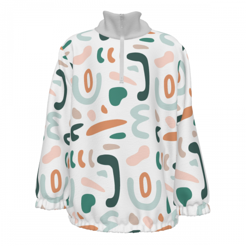 Children’s Long-Sleeve Half-Zip Double-Pocket Sweatshirt