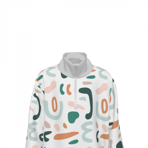 Children’s Long-Sleeve Half-Zip Double-Pocket Sweatshirt