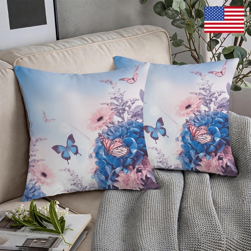 Custom Pillow Cases 18" x 18" (2-Pack) | Ships from USA