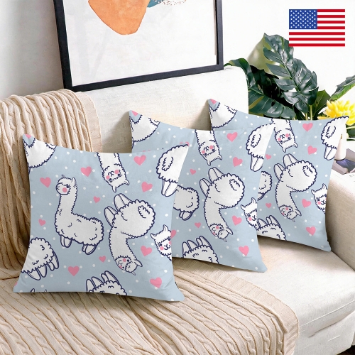 Custom Pillow Cases 18" x 18" (3-Pack) | Ships from USA