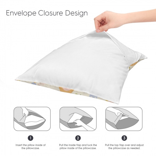 Custom Pillow Cases 18" x 18" (4-Pack, Customized Separately) | Ships from USA