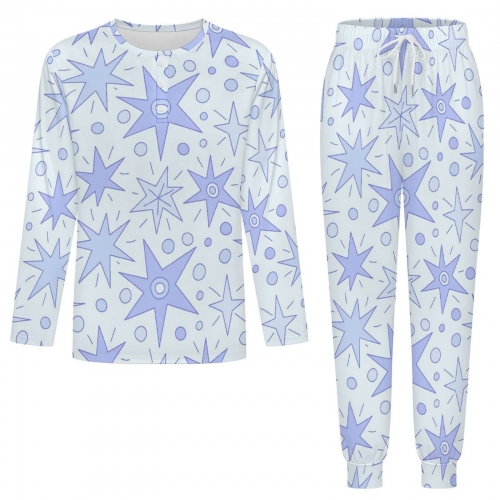 Men's Long Sleeve Henley Collar Pajama Set