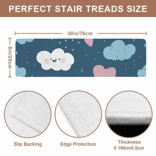 Stair Treads Mats ( 15 Pieces ) | Ships from USA