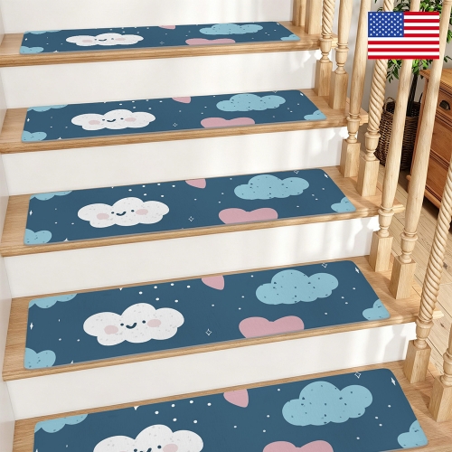 Stair Treads Mats ( 15 Pieces ) | Ships from USA