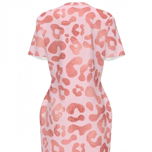 Women's Crew Neck Bodycon Dress