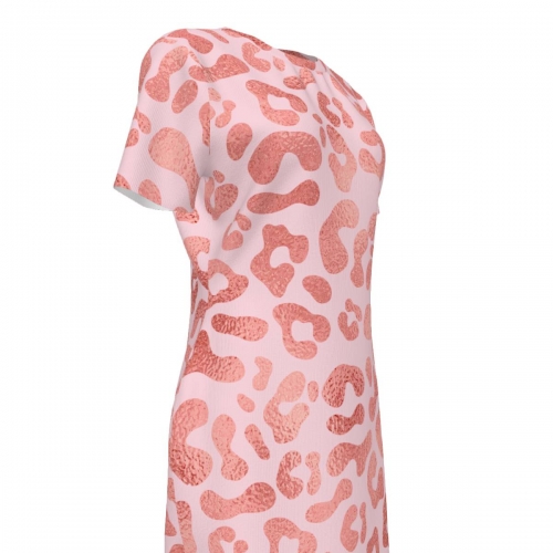 Women's Crew Neck Bodycon Dress