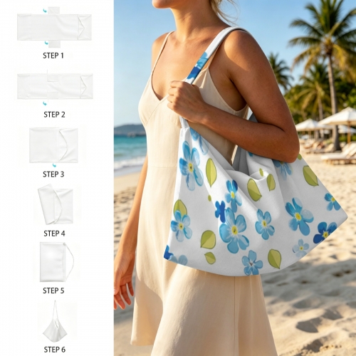 Beach Chair Towel Cover with Side Pockets | Ships from USA
