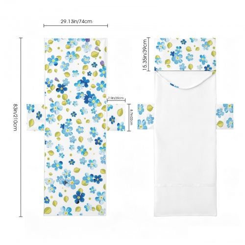 Beach Chair Towel Cover with Side Pockets | Ships from USA