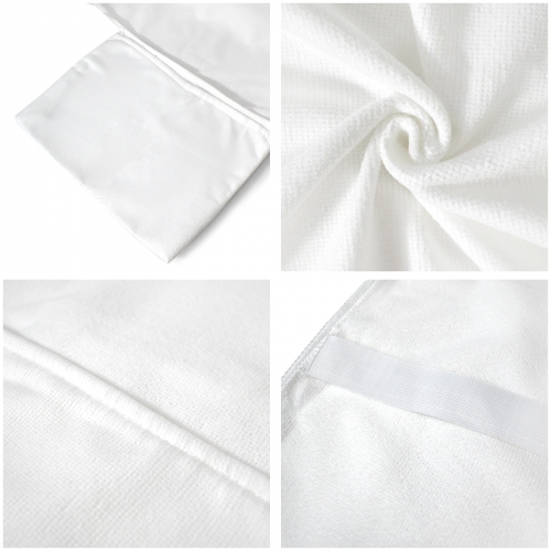 Beach Chair Towel Cover with Side Pockets | Ships from USA