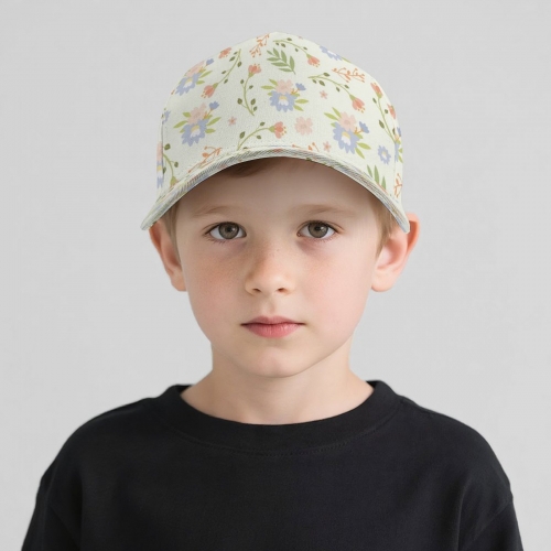 Kids' All-Over Print Baseball Cap