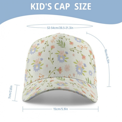Kids' All-Over Print Baseball Cap