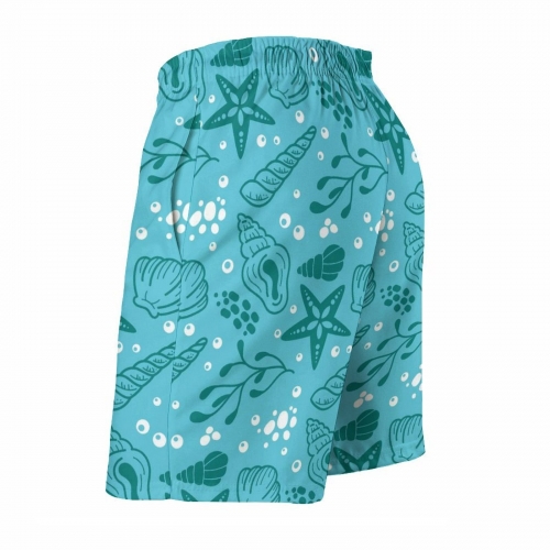All Over Print Cotton Casual Shorts for Men