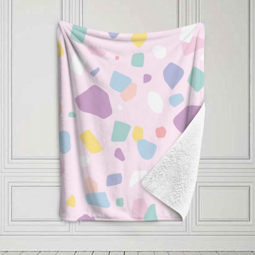 Sherpa Fleece Blanket 30" x 40" | Ships from USA