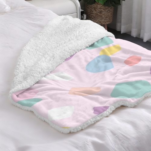 Sherpa Fleece Blanket 30" x 40" | Ships from USA