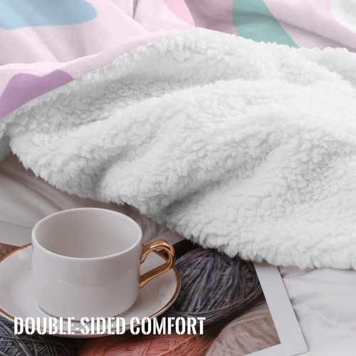 Sherpa Fleece Blanket 30" x 40" | Ships from USA