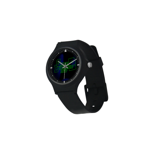 Black Round Plastic Watch (Model313)