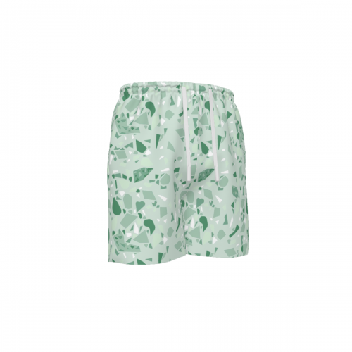 Men's Drawstring Beach Shorts with Side Pockets