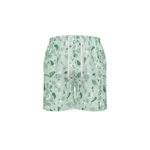 Men's Drawstring Beach Shorts with Side Pockets