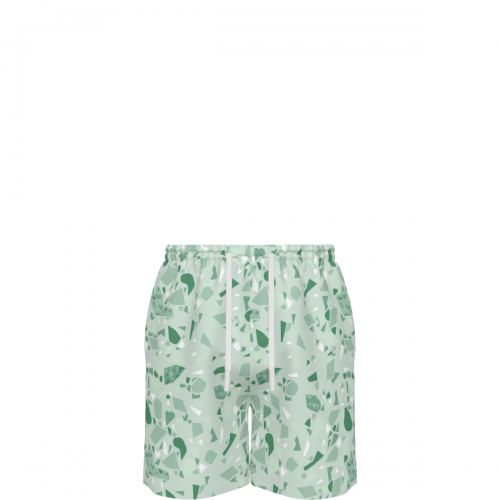 Men's Drawstring Beach Shorts with Side Pockets