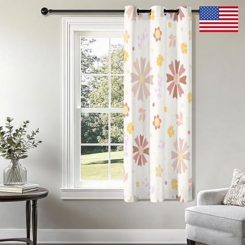 Grommet Curtain 42" x 63" ( 1 Piece ) | Ships from USA