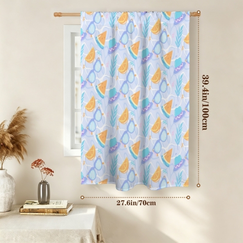 Window Curtain 27.6" x 39.4" ( 1 Piece ) | Ships from USA