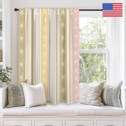 Window Curtain 52" x 63" ( 1 Piece ) | Ships from USA