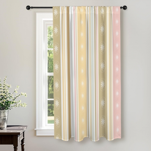 Window Curtain 52" x 63" ( 1 Piece ) | Ships from USA