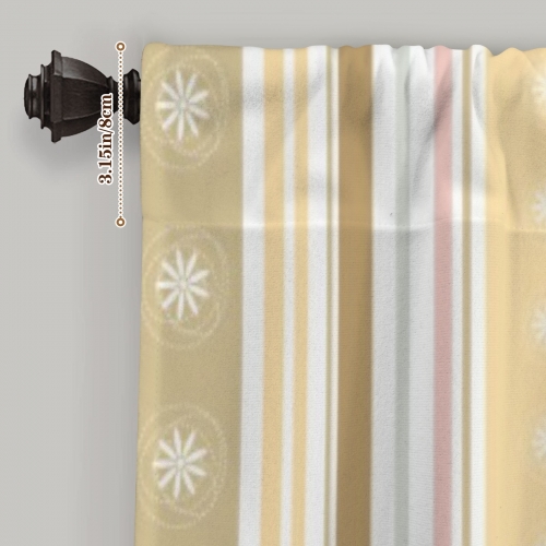 Window Curtain 52" x 63" ( 1 Piece ) | Ships from USA