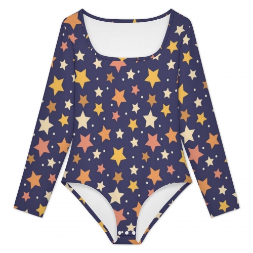 Women's Square Neck Long Sleeve Bodysuit