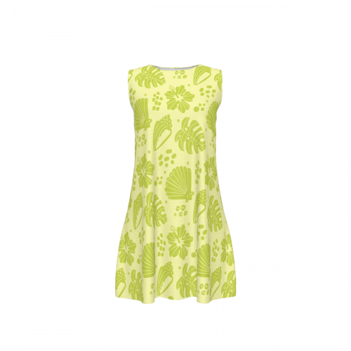 Women's Sleeveless Crew-Neck Dress