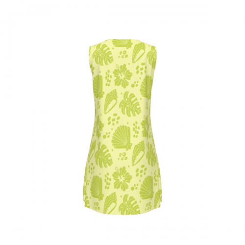 Women's Sleeveless Crew-Neck Dress