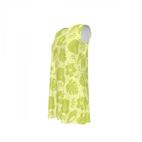 Women's Sleeveless Crew-Neck Dress